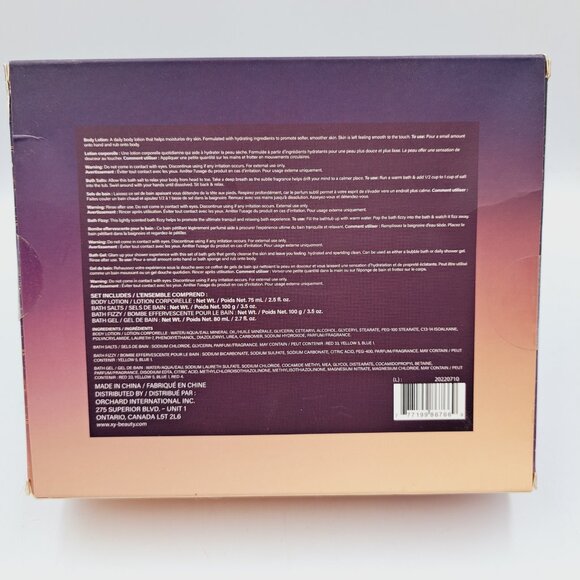 Bath & Body Beauty Lotion, Shower Gel, Bath Salt & Bath Fizzy Relax Gift Set - Picture 4 of 5